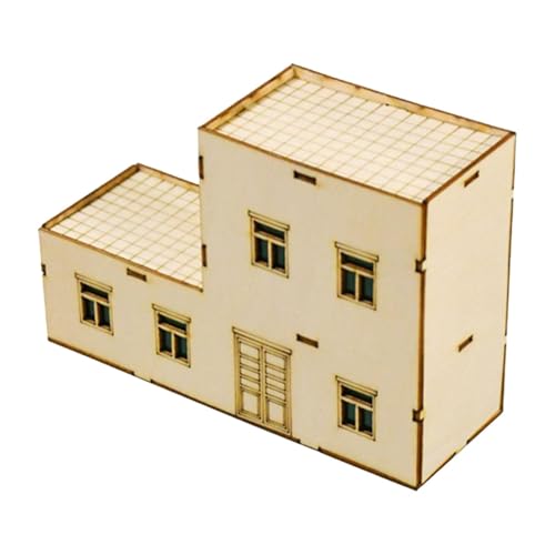 ＡＷＨＡＯ Miniatur-Hausmodell 1/60 Mini Einzigartiges 3D-Landschaftsbaumodell für Erwachsene und, Geschenk, Landschaftslayout, Diorama, Style B von ＡＷＨＡＯ