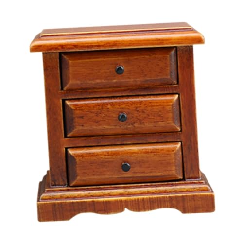 AWHAO Miniaturmöbel für Puppenhaus, Schrank mit Öffnung, 1:12 Holzmodell AWHAO Miniaturmöbel für Puppenhaus, Schrank mit Öffnung, 1:12 Holzmodell von AWHAO