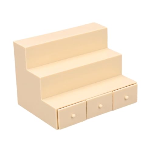 AWHAO Miniaturregal Im Maßstab 1:12, Miniatur Trapezregal, Spielzeug, Rollenspiel, Puppenhaus, Modellspielzeug, Puppenhausmöbel, Möbelspielzeug, Aprikosenfarbe AWHAO Miniaturregal Im Maßstab 1:12, Miniatur Trapezregal, Spielzeug, Rollenspiel, Puppenhaus, Modellspielzeug, Puppenhausmöbel, Möbelspielzeug, Aprikosenfarbe von AWHAO