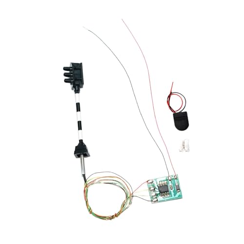 ＡＷＨＡＯ Modellbahn Wasserwaage, HO, 3 V Lampe, 3 Lichter, für Modelleisenbahn, 1/100, Schwarz Weiß Pole von ＡＷＨＡＯ