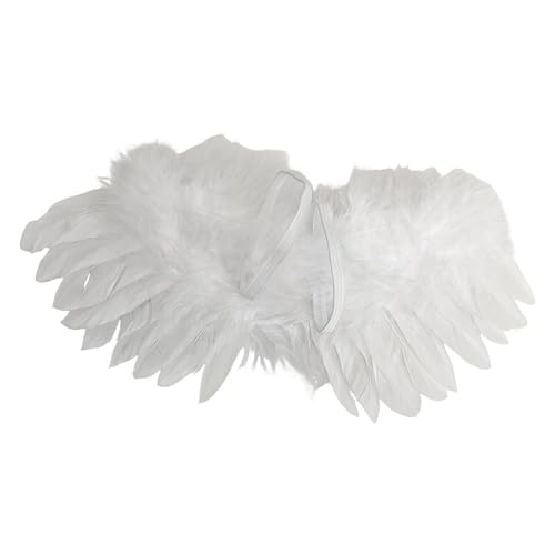 AWHAO Modepuppen Flügel Outfits, Kostüm für 15–17 cm Große Puppen, Thanksgiving Geschenke, Kindergeschenke, Weiß AWHAO Modepuppen Flügel Outfits, Kostüm für 15–17 cm Große Puppen, Thanksgiving Geschenke, Kindergeschenke, Weiß von AWHAO