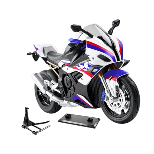 AWHAO Motorradspielzeug im Maßstab 1:10, mit Sound und Licht für Jungen, Weiß mit Ständer AWHAO Motorradspielzeug im Maßstab 1:10, mit Sound und Licht für Jungen, Weiß mit Ständer von AWHAO