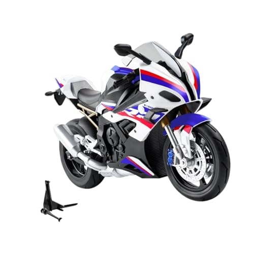 AWHAO Motorradspielzeug im Maßstab 1:10, mit Sound und Licht für Jungen, Weiß AWHAO Motorradspielzeug im Maßstab 1:10, mit Sound und Licht für Jungen, Weiß von AWHAO