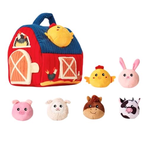 ＡＷＨＡＯ Nutztiere Spielzeug Geschenke Weiches Babyspielzeug für Kleinkinder für Kinder Im Vorschulkinder von ＡＷＨＡＯ
