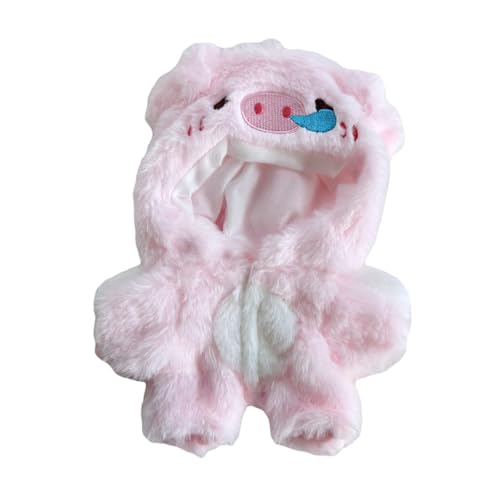 AWHAO Plüsch Puppenkleidung, Puppen Strampler, Outfits, Dekoration für Kinder, DIY Puppenspielzeug, Cartoon Anzieh Puppenkleidung für 20 cm Große Puppen, Rosa AWHAO Plüsch Puppenkleidung, Puppen Strampler, Outfits, Dekoration für Kinder, DIY Puppenspielzeug, Cartoon Anzieh Puppenkleidung für 20 cm Große Puppen, Rosa von AWHAO