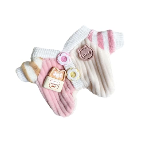 AWHAO Plüsch Puppenkleidung für 15 cm – 17 cm Große Puppen, Puppen Outfits, Stilvoll, Pyjamas, Bequeme Plüsch Puppen Zubehör Kostüme, Rosa AWHAO Plüsch Puppenkleidung für 15 cm – 17 cm Große Puppen, Puppen Outfits, Stilvoll, Pyjamas, Bequeme Plüsch Puppen Zubehör Kostüme, Rosa von AWHAO