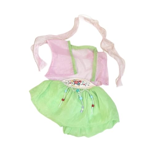 AWHAO Plüsch Puppenkleidung für 38 cm, Stilvoll, Bequem, Traditionelles Chinesisches Kleid, Foto Requisiten, Puppenkleidung, Puppenoutifit, GrÜn AWHAO Plüsch Puppenkleidung für 38 cm, Stilvoll, Bequem, Traditionelles Chinesisches Kleid, Foto Requisiten, Puppenkleidung, Puppenoutifit, GrÜn von AWHAO