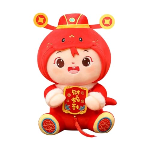 AWHAO Plüsch Schlangenspielzeug Zum Chinesischen Neujahr, Schlangenpuppe, Spielzeug für Schlafzimmer, Wohnzimmer, Schreibtisch AWHAO Plüsch Schlangenspielzeug Zum Chinesischen Neujahr, Schlangenpuppe, Spielzeug für Schlafzimmer, Wohnzimmer, Schreibtisch von AWHAO