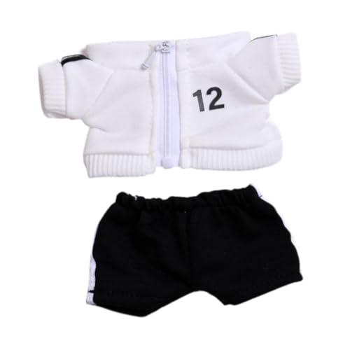 AWHAO Plüschfigur, Sportbekleidung Und Hosen, Sportbekleidungsanzug Set, DIY Flexibilität für Kindergeburtstagsgeschenk. Machen Sie Ihr Eigenes Puppen Puppe, Schwarze Hose AWHAO Plüschfigur, Sportbekleidung Und Hosen, Sportbekleidungsanzug Set, DIY Flexibilität für Kindergeburtstagsgeschenk. Machen Sie Ihr Eigenes Puppen Puppe, Schwarze Hose von AWHAO