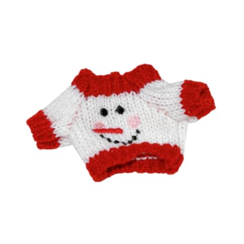 AWHAO Plüschfigur Weihnachtspullover Verkleiden Foto Requisiten für Kindergeburtstagsgeschenk DIY Machen Sie Ihre Eigenen Puppen Puppenkleidung für 17 cm, Schneemann AWHAO Plüschfigur Weihnachtspullover Verkleiden Foto Requisiten für Kindergeburtstagsgeschenk DIY Machen Sie Ihre Eigenen Puppen Puppenkleidung für 17 cm, Schneemann von AWHAO