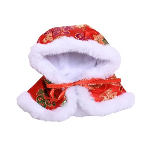 AWHAO Plüschpuppe Cloak Puppenkleidung Neujahrsdekoration Abnehmbarer Mode Weiche Pendellöte Puppen Outfits Kostüme für 6,69 Zoll Puppe AWHAO Plüschpuppe Cloak Puppenkleidung Neujahrsdekoration Abnehmbarer Mode Weiche Pendellöte Puppen Outfits Kostüme für 6,69 Zoll Puppe von AWHAO