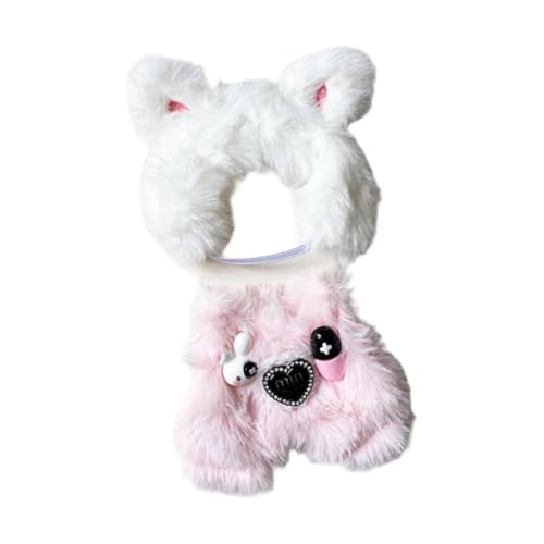 ＡＷＨＡＯ Plüschpuppenkleidung, Anziehdekoration, Geschenke für Kleine Mädchen, Niedliches DIY Puppenspielzeug, Anhänger, Puppenoutfits, Kostüme für 17 cm Große, Rosa von ＡＷＨＡＯ