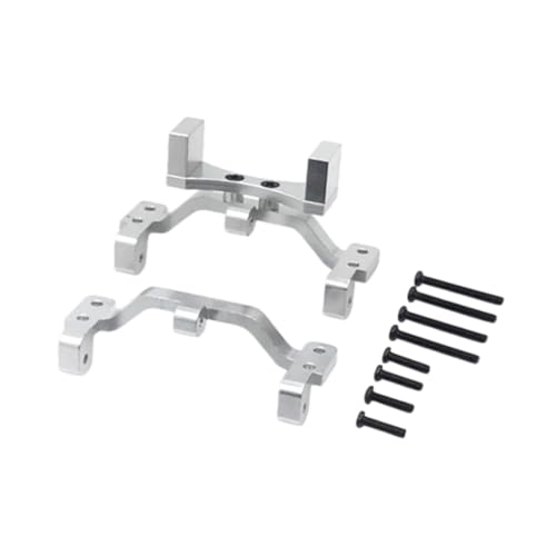 ＡＷＨＡＯ Pull Rod Servo Mount Bracket Set 1:16 Skala RC -Auto Easy Installation Praktische Fahrzeug Festmontage Ersetzen Sie Teile für C24 B24, Silber von ＡＷＨＡＯ