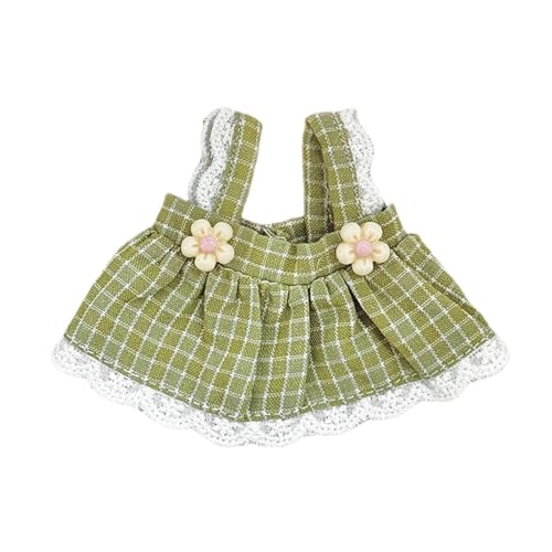 AWHAO Puppen Outfit mit Hosenträger Und Rock für 12 cm Puppen Rollenspielzubehör, GrÜn AWHAO Puppen Outfit mit Hosenträger Und Rock für 12 cm Puppen Rollenspielzubehör, GrÜn von AWHAO