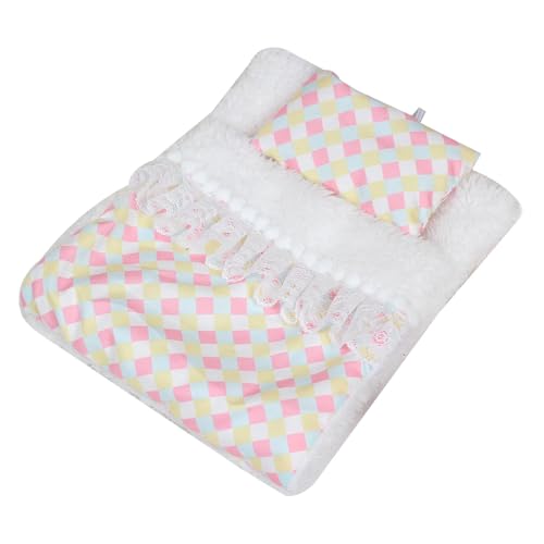 AWHAO Puppenbettwäsche Zubehör, Rollenspiel Spielzeug, DIY, Rollenspiele, Bedruckte Laken Und Wurfkissen für 15 cm bis 17 cm Große Puppen, Puppen Etagenbett, C AWHAO Puppenbettwäsche Zubehör, Rollenspiel Spielzeug, DIY, Rollenspiele, Bedruckte Laken Und Wurfkissen für 15 cm bis 17 cm Große Puppen, Puppen Etagenbett, C von AWHAO