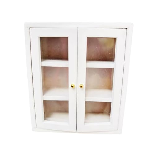 AWHAO Puppenhausschrank Im Maßstab 1:12, Miniaturschrank Aus Holz für Das Schlafzimmer zu Hause AWHAO Puppenhausschrank Im Maßstab 1:12, Miniaturschrank Aus Holz für Das Schlafzimmer zu Hause von AWHAO