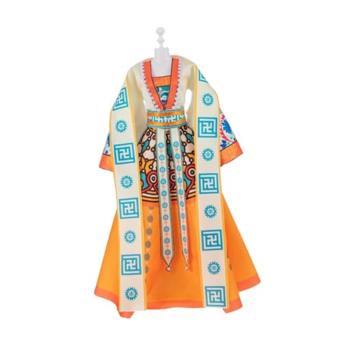 ＡＷＨＡＯ Puppenkleidung Han Chinese Dolls Kleid Prinzessinnen Partykleid Kleid für DIY -Kunst, Stil A1 von ＡＷＨＡＯ