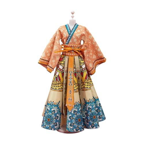 ＡＷＨＡＯ Puppenkleidung Han Chinese Dolls Kleid Prinzessinnen Partykleid Kleid für DIY -Kunst, Stil A5 von ＡＷＨＡＯ