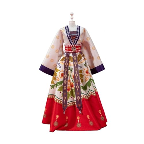 ＡＷＨＡＯ Puppenkleidung Han Chinese Dolls Kleid Prinzessinnen Partykleid Kleid für DIY -Kunst, Stil B5 von ＡＷＨＡＯ