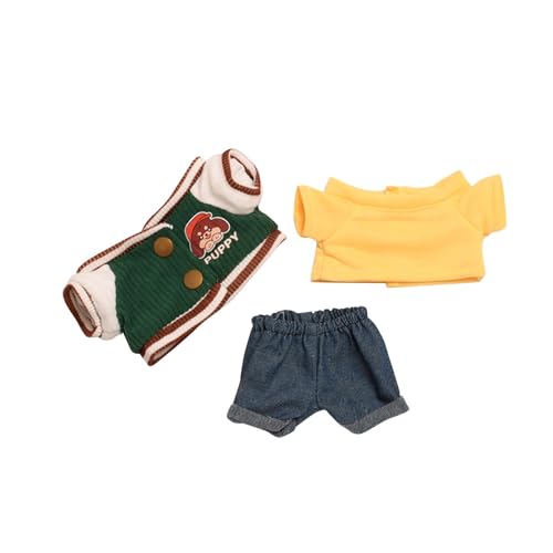 AWHAO Puppenkleidung mit Hosen Weiche Fashion Doll Verkleiden Sich für 20 cm Bärenpuppendekor AWHAO Puppenkleidung mit Hosen Weiche Fashion Doll Verkleiden Sich für 20 cm Bärenpuppendekor von AWHAO