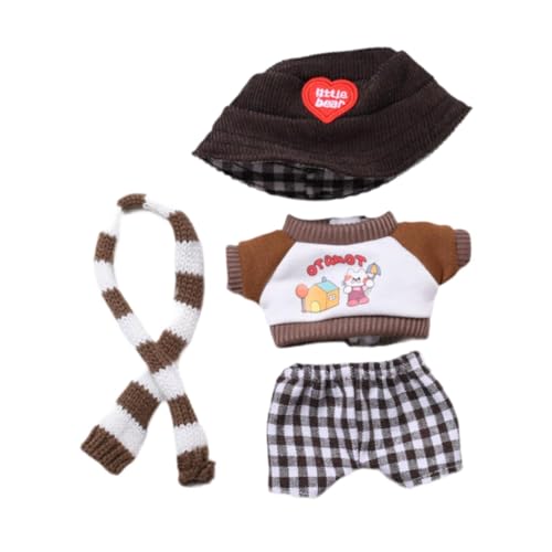 AWHAO Puppenkleidungsset für 6,69 Zoll Figuren, Oberteil Und Hosen, Schal-Set AWHAO Puppenkleidungsset für 6,69 Zoll Figuren, Oberteil Und Hosen, Schal-Set von AWHAO