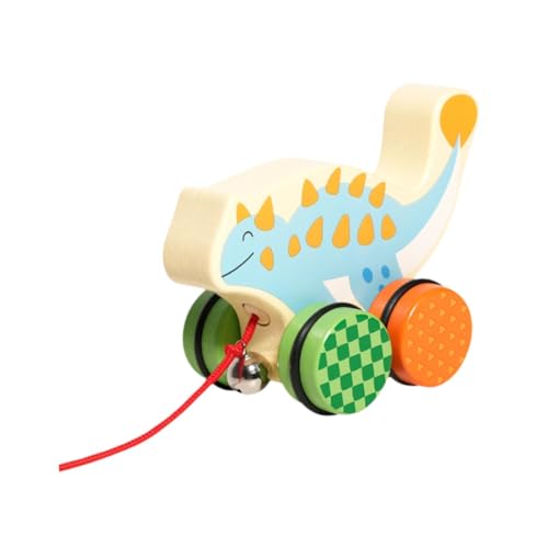 AWHAO Push Pull Toy Animal Push and Pull Entlang Der Spielzeugausbildung Entwickelt Motorische Fähigkeiten Handgefertigtes Hölzernen Pull Spielzeug für Kle, Triceratops AWHAO Push Pull Toy Animal Push and Pull Entlang Der Spielzeugausbildung Entwickelt Motorische Fähigkeiten Handgefertigtes Hölzernen Pull Spielzeug für Kle, Triceratops von AWHAO
