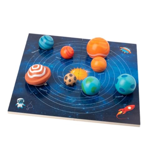 ＡＷＨＡＯ Puzzle mit Weltraum Planeten, Wissenschaftsspielzeug, Lernen für Kleinkinder von ＡＷＨＡＯ