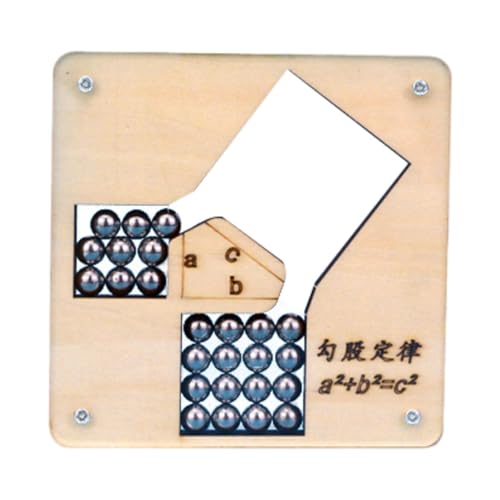 ＡＷＨＡＯ Pythagoräisches Modell, Technologie Spielzeug, Mathematik Lernspielzeug, Wissenschaftsspielzeug, Pädagogische Projekte für Kinder, Jungen, Mädchen, Fertig von ＡＷＨＡＯ