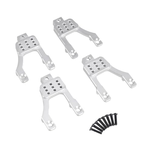 ＡＷＨＡＯ RC -Auto -Stoßdämpfer -Halterungen Stoßhaufen Ersatz Easy Installation Stoßdämpfer Reittiere RC -Auto -Upgrade -Zubehör für Mn86s, Silber von ＡＷＨＡＯ