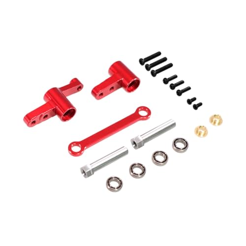 ＡＷＨＡＯ RC -Autolenkungsantriebskomponenten RC -Autoanpassungen Hochleistungsstarke RC -Auto -Upgrades Zubehör für H14BM RC -Autoteile, Rot von ＡＷＨＡＯ
