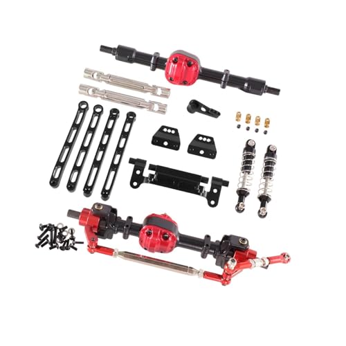 AWHAO RC Autoteile Montage Kit für Den Vorderen Und Hinteren Ersatz für MN82 1/12 Skala Fahrzeug, Schwarz AWHAO RC Autoteile Montage Kit für Den Vorderen Und Hinteren Ersatz für MN82 1/12 Skala Fahrzeug, Schwarz von AWHAO
