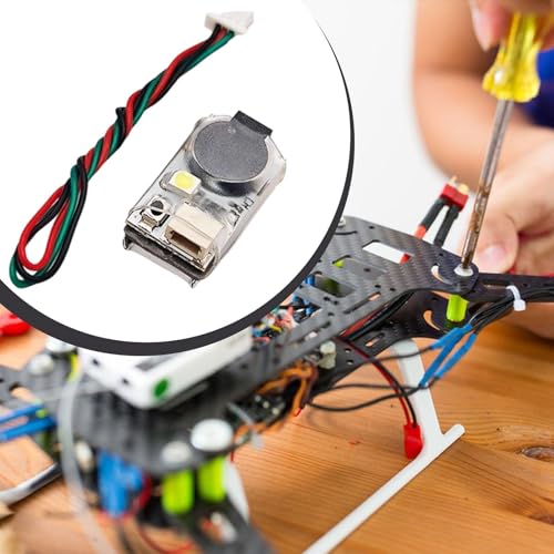 AWHAO RC Drone mit LED für Quadcopter Drone Super Lauter Alarm Kleine Größe Warnung, 20b 2.2 cm X 1.2 cm AWHAO RC Drone mit LED für Quadcopter Drone Super Lauter Alarm Kleine Größe Warnung, 20b 2.2 cm X 1.2 cm von AWHAO