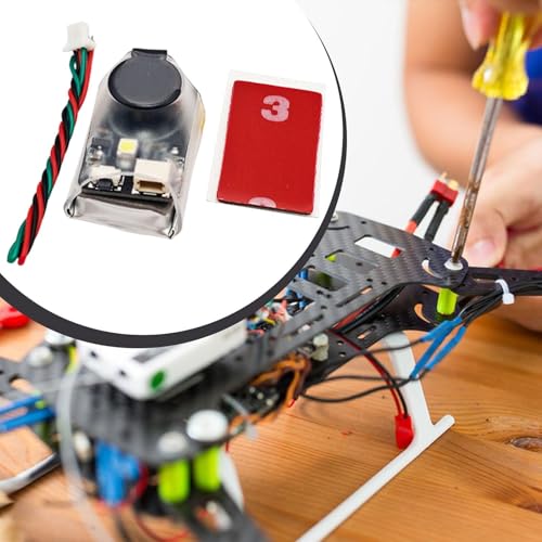 AWHAO RC Drone mit LED für Quadcopter Drone Super Lauter Alarm Kleine Größe Warnung, 42b 2.6 cm X 1.85 cm AWHAO RC Drone mit LED für Quadcopter Drone Super Lauter Alarm Kleine Größe Warnung, 42b 2.6 cm X 1.85 cm von AWHAO
