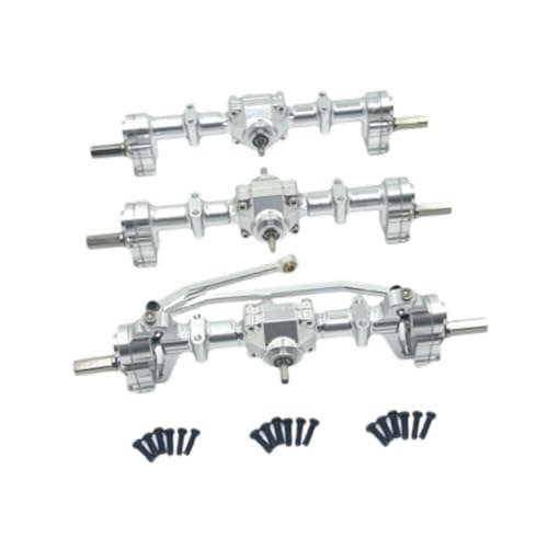 AWHAO RC Fahrzeugachsensatz für B16 B36 Modelle, Metall Ersatzteilmontage, Silber AWHAO RC Fahrzeugachsensatz für B16 B36 Modelle, Metall Ersatzteilmontage, Silber von AWHAO