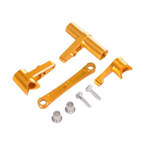 ＡＷＨＡＯ RC Lenkungsmontage Kit Auto RC Autoteile RCMP in Elegue Metall für 1/10 104009 104016 1/12 12401, Gold von ＡＷＨＡＯ