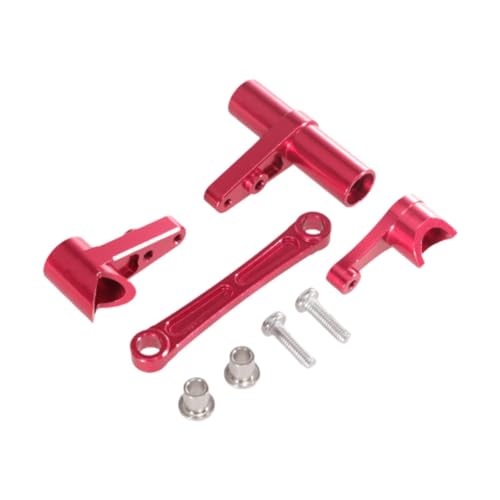 AWHAO RC Lenkungsmontage Kit Auto RC Autoteile RCMP in Elegue Metall für 1/10 104009 104016 1/12 12401, Rot AWHAO RC Lenkungsmontage Kit Auto RC Autoteile RCMP in Elegue Metall für 1/10 104009 104016 1/12 12401, Rot von AWHAO