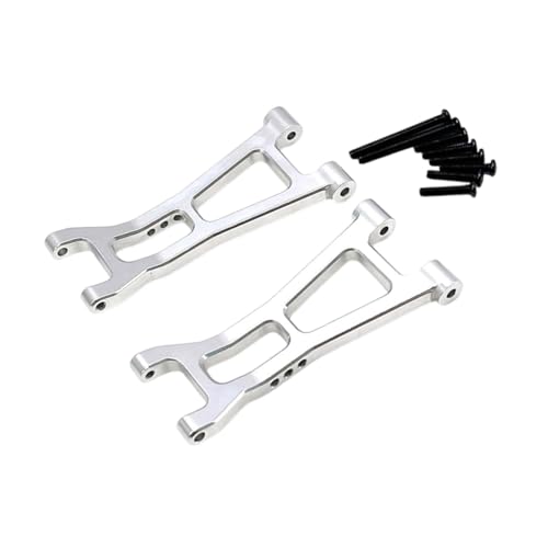 ＡＷＨＡＯ RC Unteres Aluminium Untere Aluminiumteile RC Swing Kleie für 16209 16210 1:16 RC Auto, Argent von ＡＷＨＡＯ