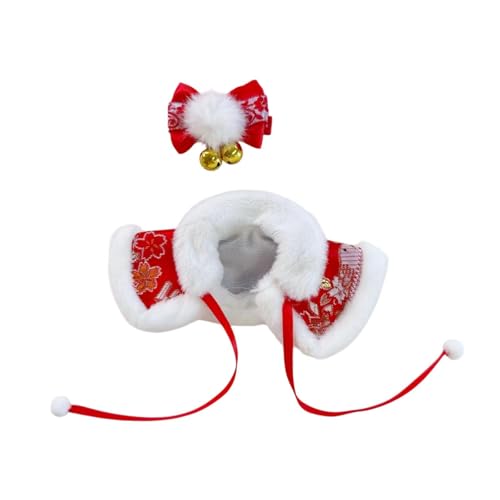 AWHAO Schal für Plüschpuppen 15 cm bis 17 cm, Puppenmode, Zubehör für Stofftiere, Rot AWHAO Schal für Plüschpuppen 15 cm bis 17 cm, Puppenmode, Zubehör für Stofftiere, Rot von AWHAO