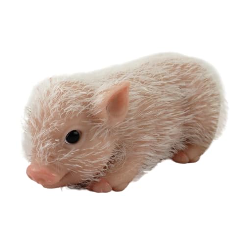 ＡＷＨＡＯ Schwein, Lernspielzeug, Weiche, Lebensechte Tier Schweinpuppe für Rollenspiele von ＡＷＨＡＯ