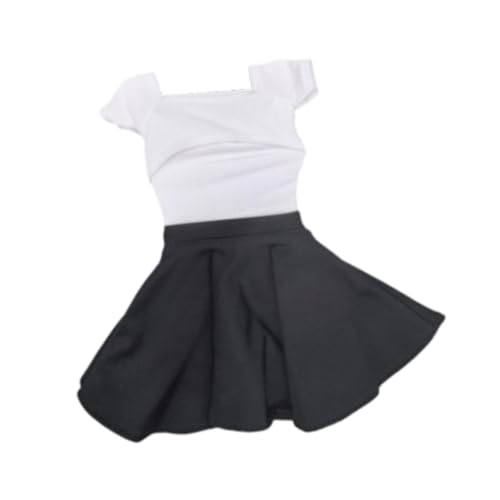 ＡＷＨＡＯ Schweizer Plissierte Silhouette auf Einer Skala 1/6 Elegantes Modekostüm Kleidungsgebiet, Weiß Schwarz von ＡＷＨＡＯ