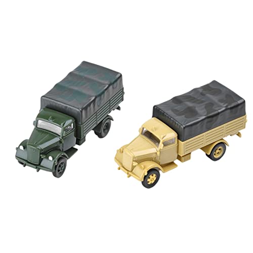 ＡＷＨＡＯ Set 2 1:72 LKW Sand Spielzeug Fahrzeugmodell, 8.4x3x3,5 cm. von ＡＷＨＡＯ