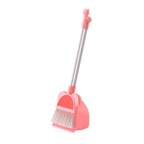 ＡＷＨＡＯ Set für Kleinkinder, Mini Und Kehrschaufel Set für Kinder, Rollenspiele, Pädagogisches Kleines Haushaltshelfer Set für Die Vorschule, Rosa von ＡＷＨＡＯ
