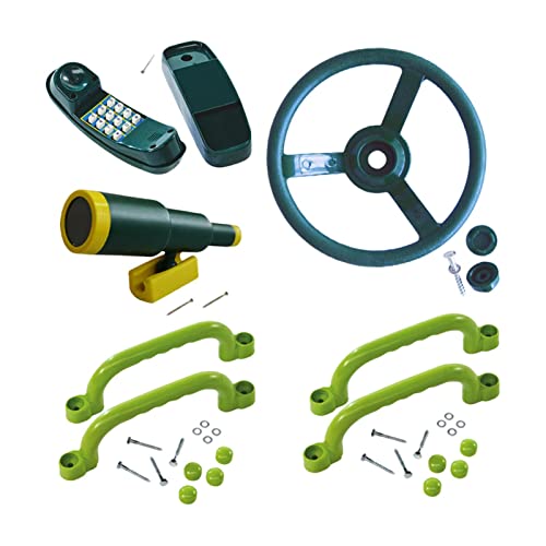 ＡＷＨＡＯ Spielplatz Spielzeugset, Kinder Spielzeug, Schaukel, Spielset Zubehör, Kinder Lenkrad, Lenkrad Spielzeug für, Spielplatz, Klettergerüst, Stil a von ＡＷＨＡＯ