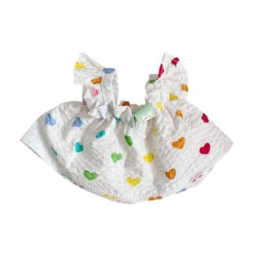 AWHAO Süßes Puppenkleid mit Anhänger, Puppen Outfits für Kinder, Geburtstagsgeschenk, Puppenzubehör, Dekoration, Verkleidungskostüme für 5,91 Zoll Puppen, Kaninchen AWHAO Süßes Puppenkleid mit Anhänger, Puppen Outfits für Kinder, Geburtstagsgeschenk, Puppenzubehör, Dekoration, Verkleidungskostüme für 5,91 Zoll Puppen, Kaninchen von AWHAO