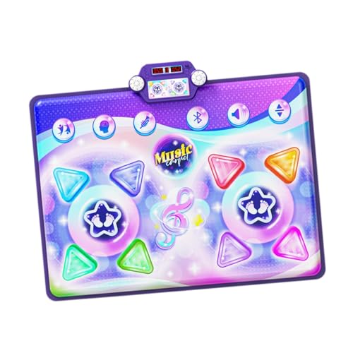 ＡＷＨＡＯ Tanzmatte Spielzeug für Kinder Challenge Spiel Tragbares Klappgeburtstagsgeschenk Mehrzweck mit Leichtem Musikspielzeug mit Leichtem Musikspielzeug, Einzellicht von ＡＷＨＡＯ