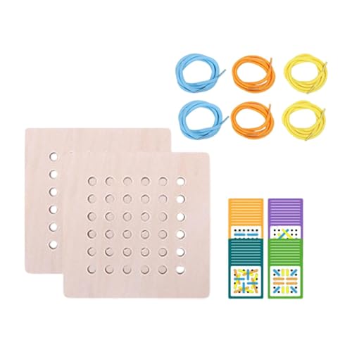 ＡＷＨＡＯ Threading Toys Educational Toy Toy Hölzer Brett Stringspiel von ＡＷＨＡＯ