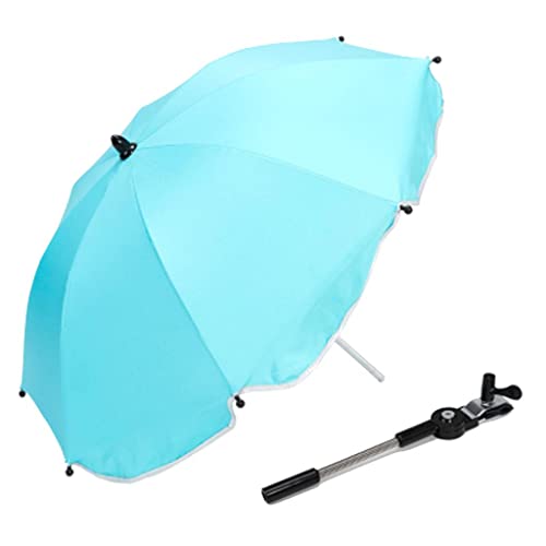 ＡＷＨＡＯ Universal Kinderwagen Kinderwagen Kinderwagen Sonnenregenschutz Regenschirm Clip Halter, Blau, wie Beschreibung von ＡＷＨＡＯ