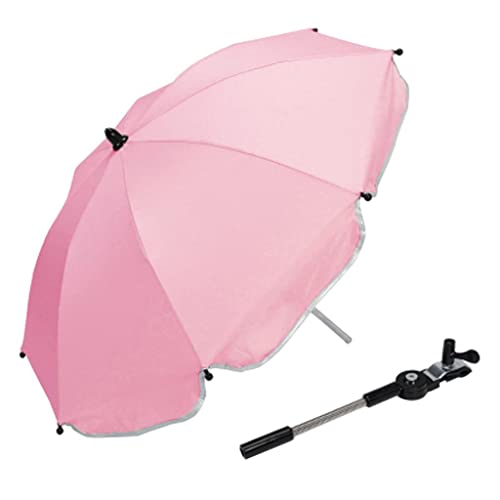 ＡＷＨＡＯ Universal Kinderwagen Kinderwagen Kinderwagen Sonnenregenschutz Regenschirm Clip Halter, Rosa, wie Beschreibung von ＡＷＨＡＯ