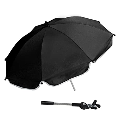 ＡＷＨＡＯ Universal Kinderwagen Kinderwagen Kinderwagen Sonnenregenschutz Regenschirm Clip Halter, Schwarz, wie Beschreibung von ＡＷＨＡＯ