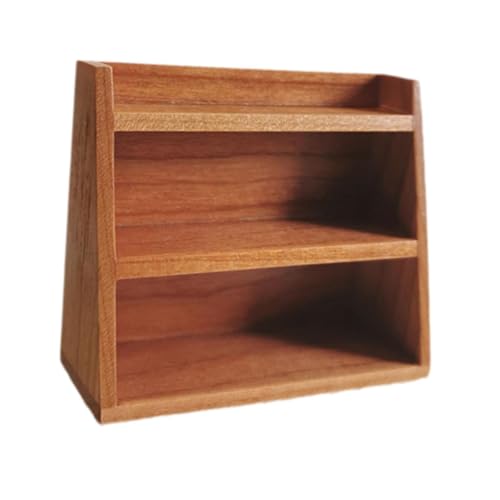 AWHAO Wandschrank aus Holz im Maßstab 1:12 für Puppenstuben, Kirschholz AWHAO Wandschrank aus Holz im Maßstab 1:12 für Puppenstuben, Kirschholz von AWHAO